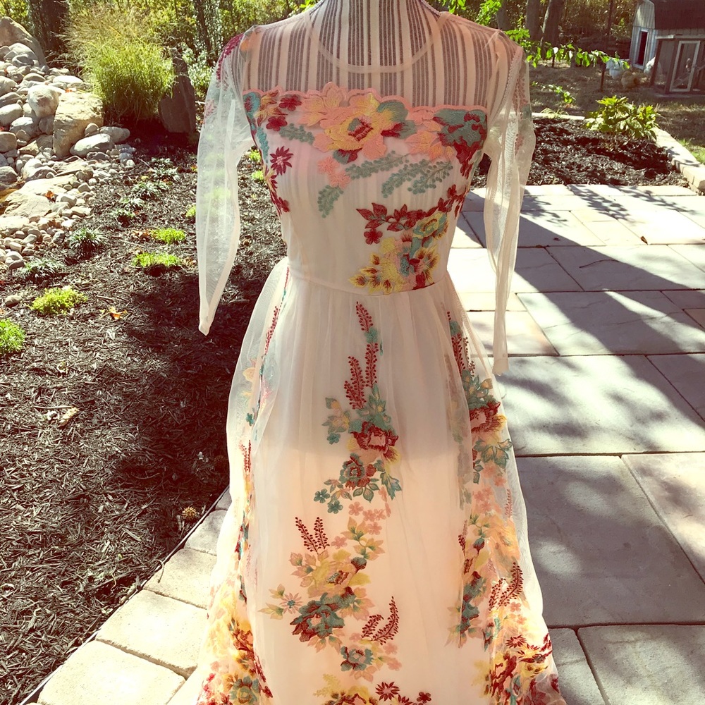 Flowered Maxi Dress